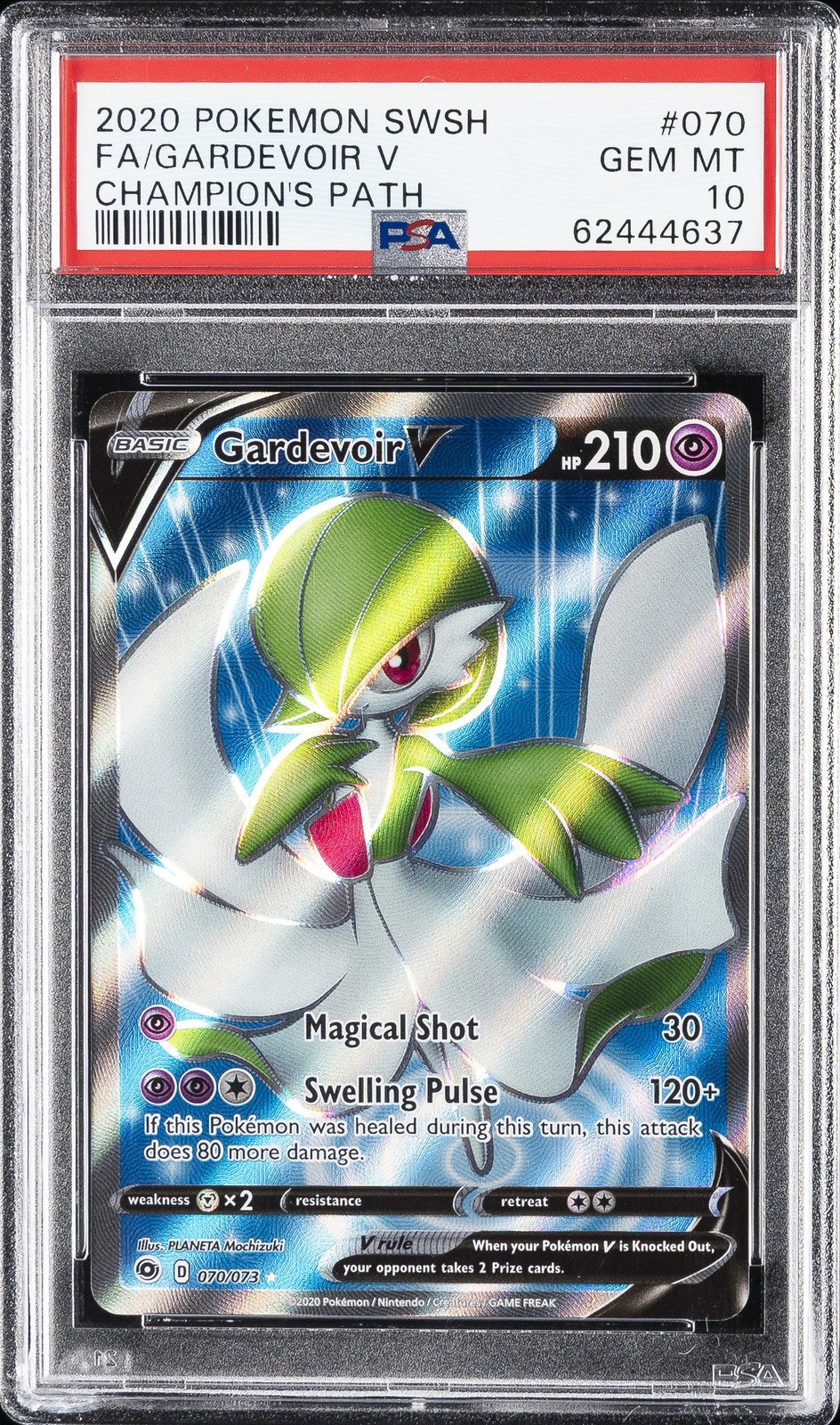2020 Pokemon Sword & Shield Champion's Path Full Art/Gardevoir V 070