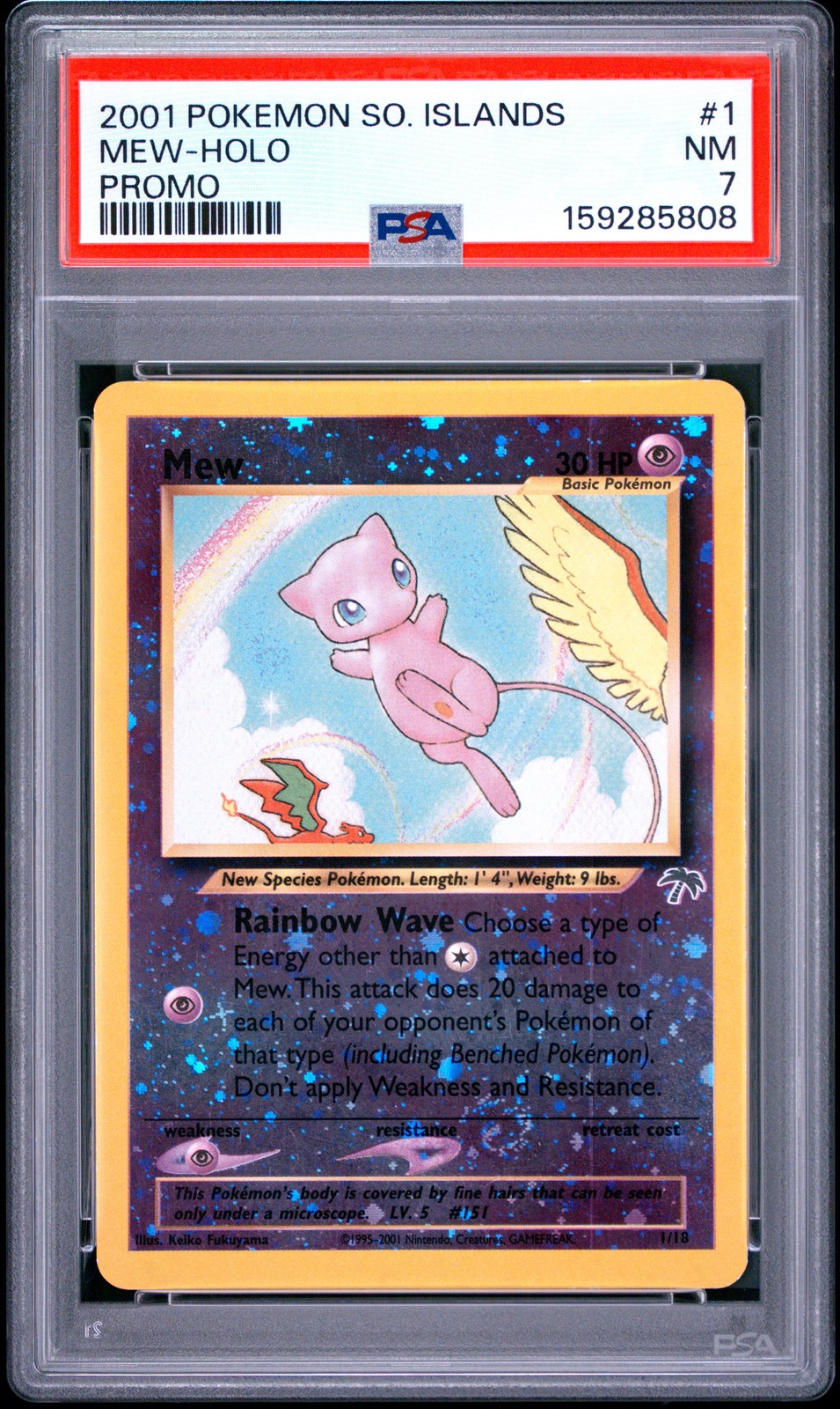 2001 Pokemon Southern Islands Promo Mew-Holo 1