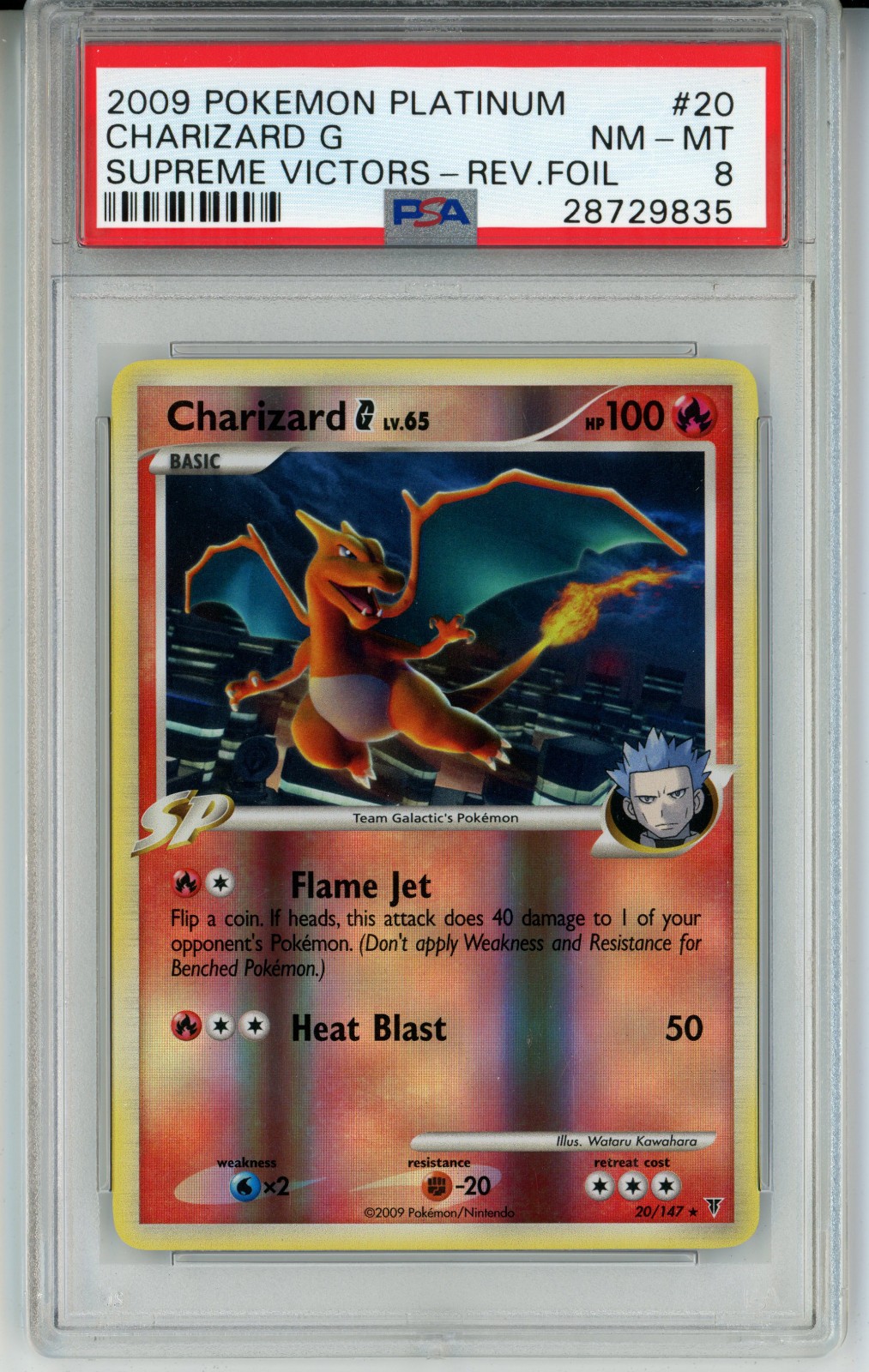 2009 Pokemon Platinum Supreme Victors Charizard G-Reverse Foil 20