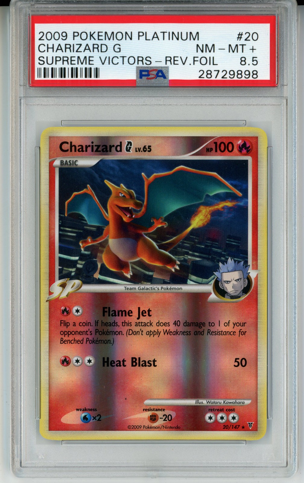 2009 Pokemon Platinum Supreme Victors Charizard G-Reverse Foil 20