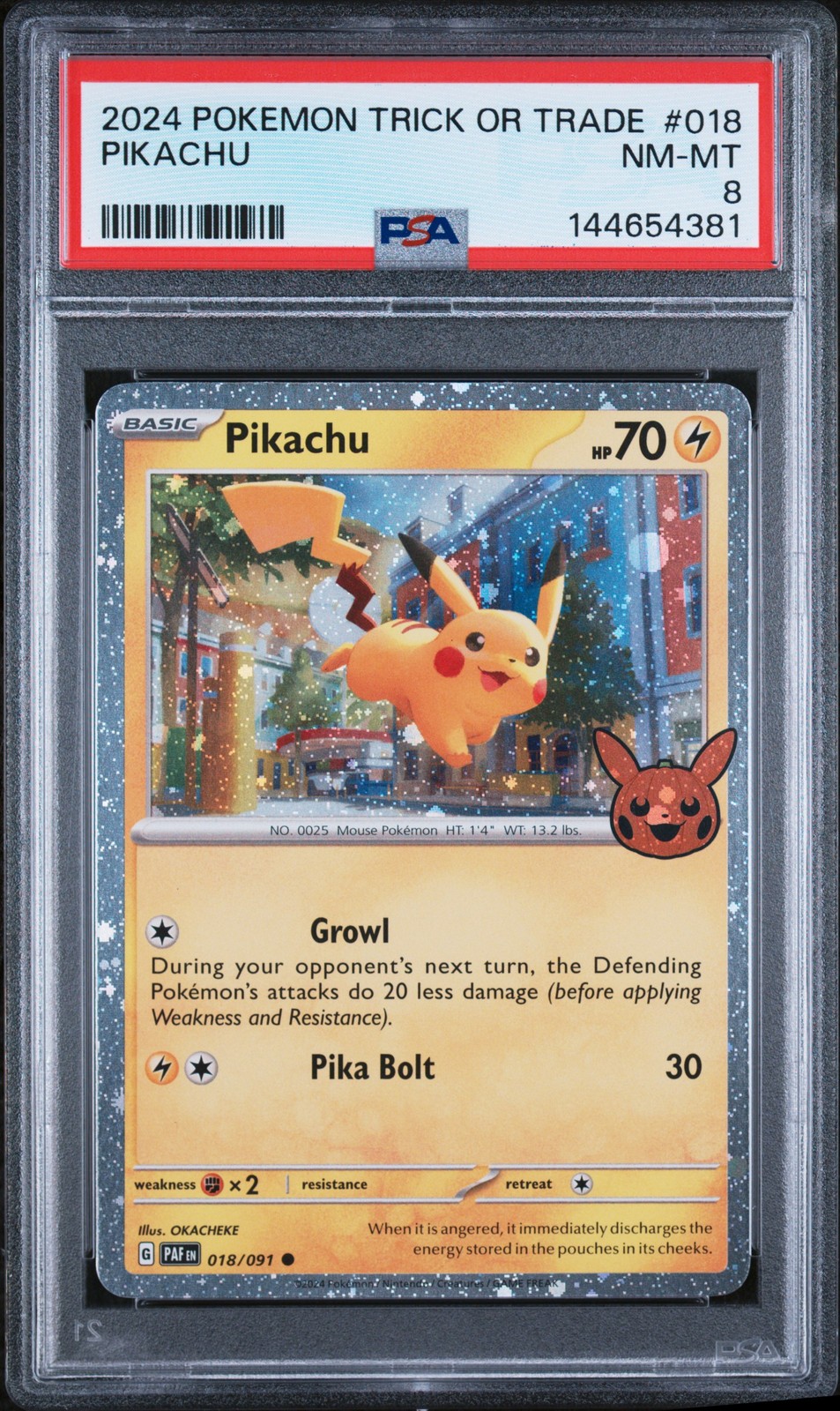2024 Pokemon Trick or Trade Pikachu 018