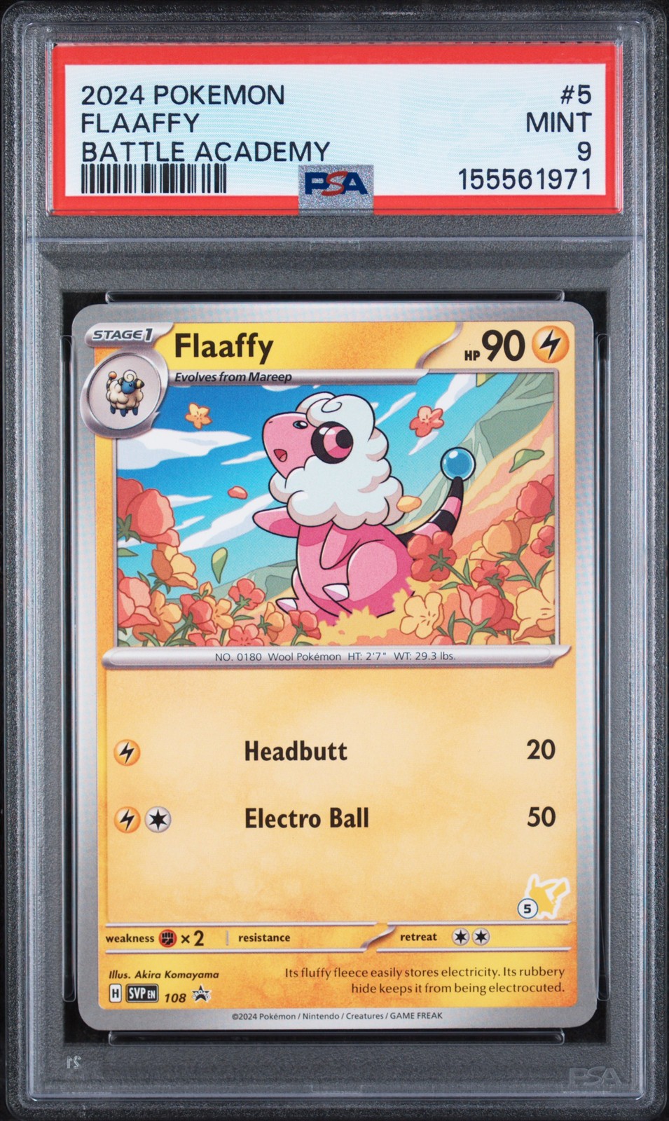 2024 Pokemon Battle Academy Flaaffy 5