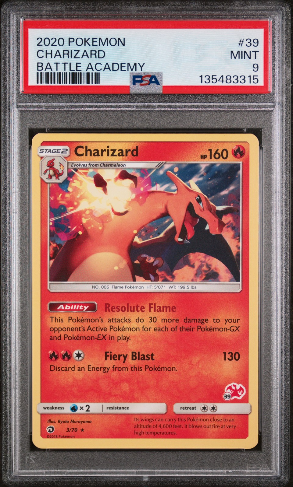2020 Pokemon Battle Academy Charizard 39