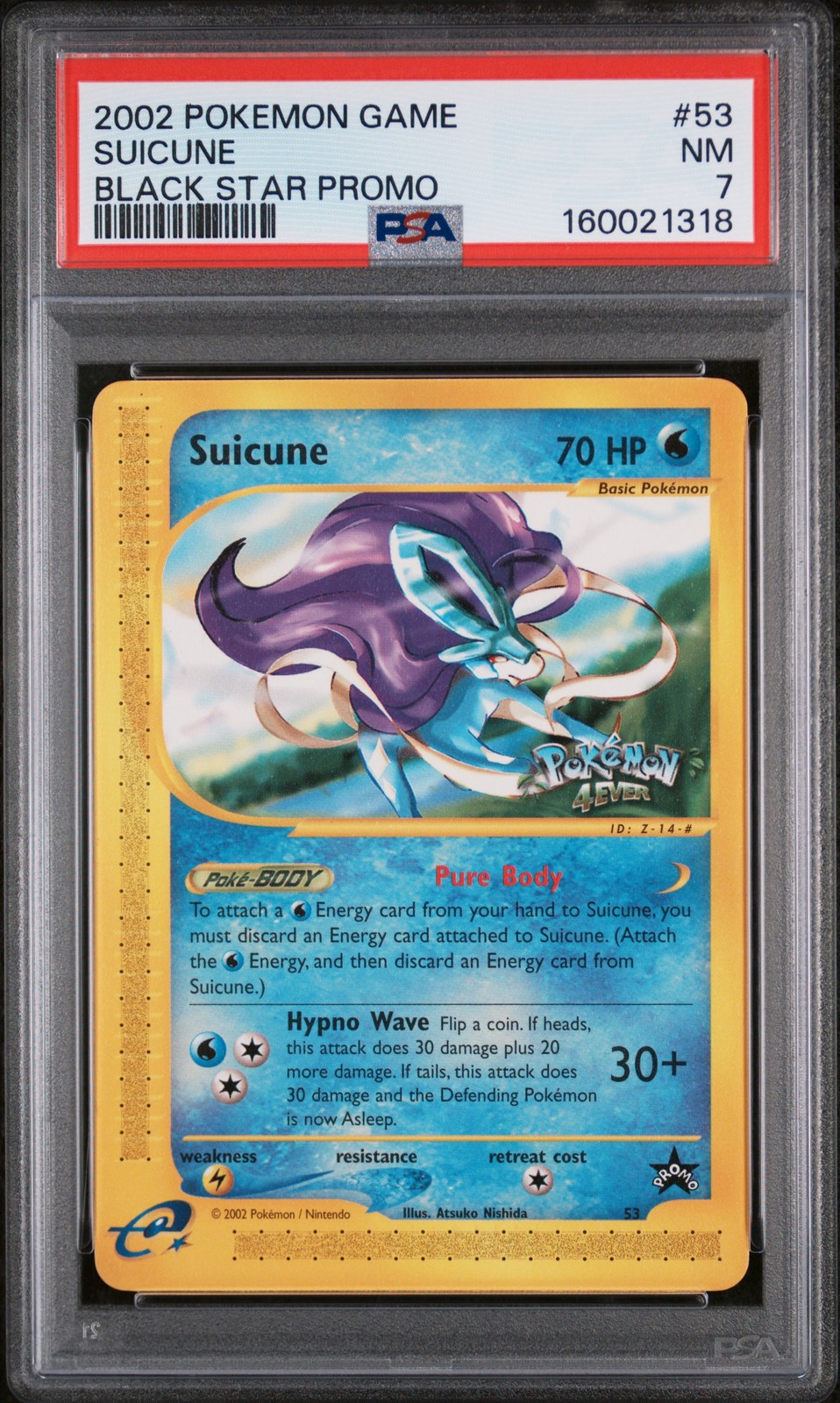 2002 Pokemon Game Promo Suicune Black Star 53