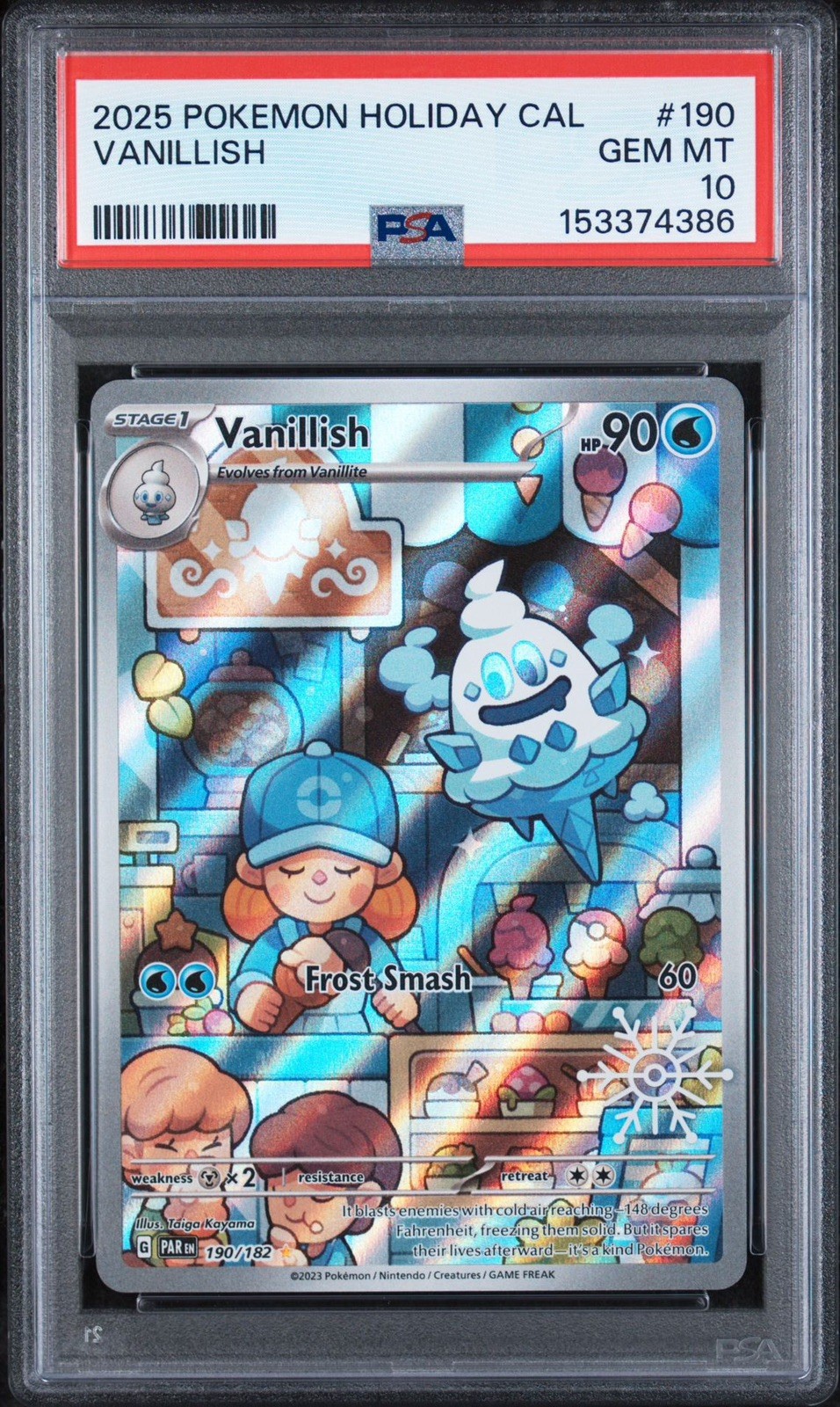 2025 Pokemon Holiday Calendar Vanillish 190