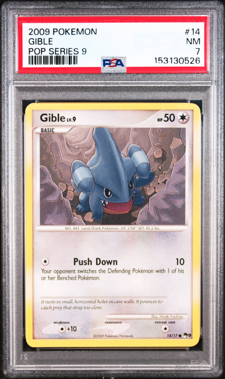 2009 Pokemon Pop Series 9 Gible 14