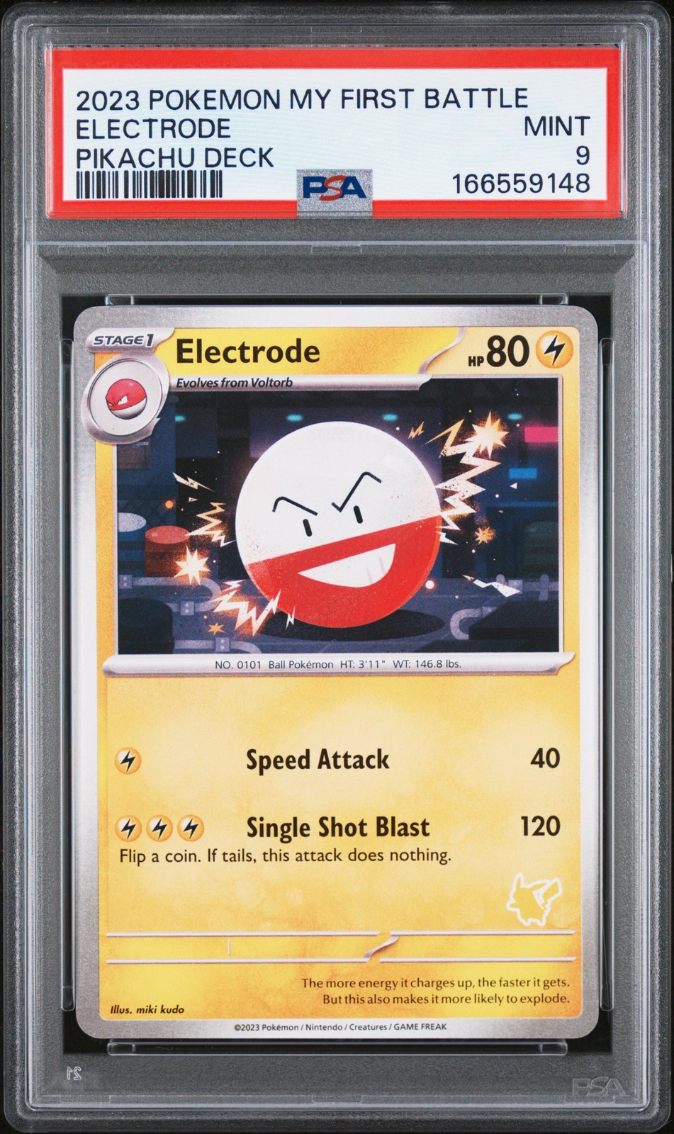 2023 Pokemon My First Battle-Pikachu Deck Electrode