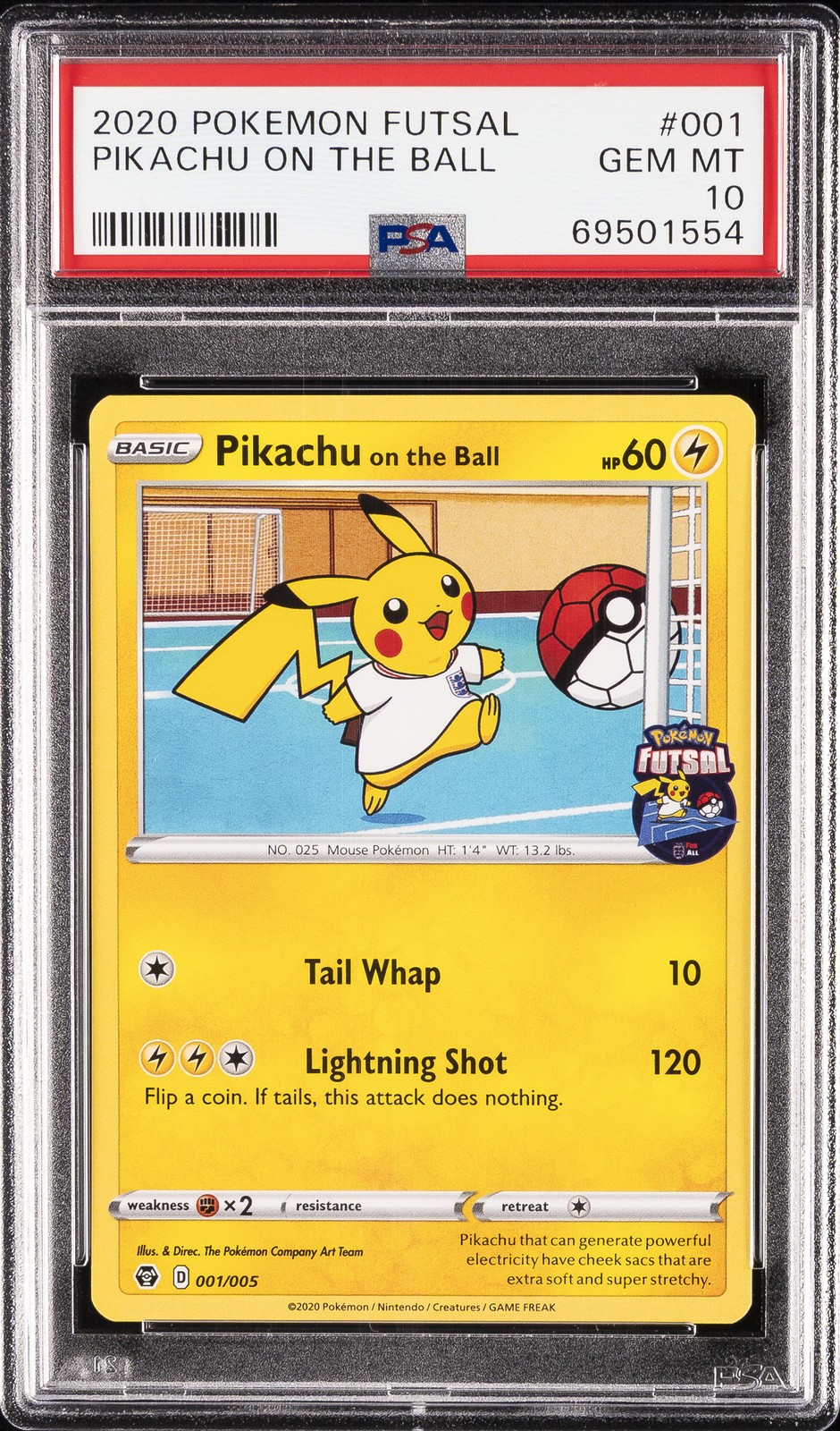 2020 Pokemon Futsal Pikachu on the Ball 001