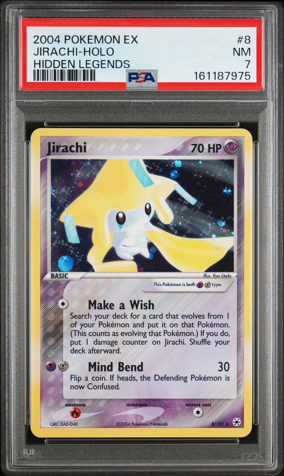 2004 Pokemon EX Hidden Legends Jirachi-Holo 8