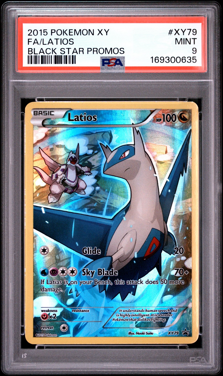 2015 Pokemon XY Black Star Promos Full Art/Latios XY79