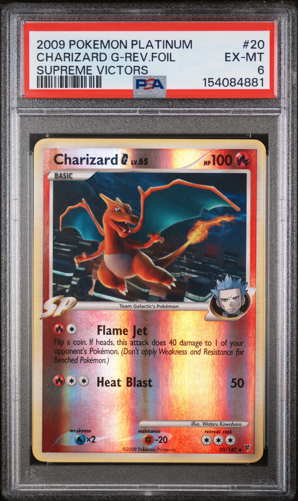 2009 Pokemon Platinum Supreme Victors Charizard G-Reverse Foil 20