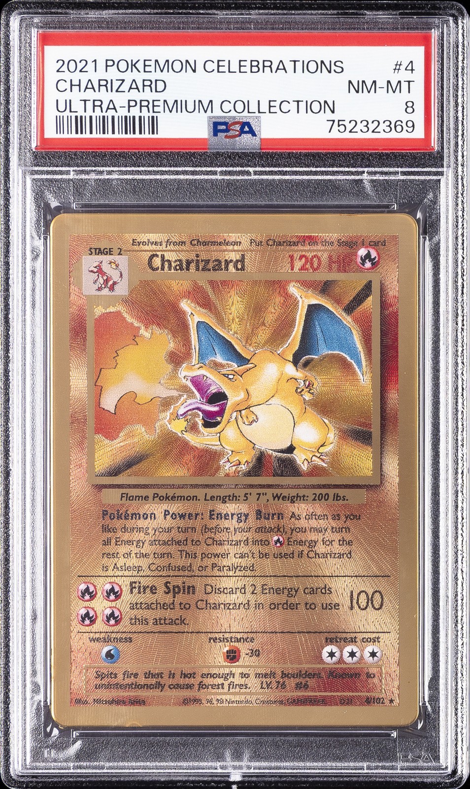 2021 Pokemon Celebrations Ultra-Premium Collection Charizard 4