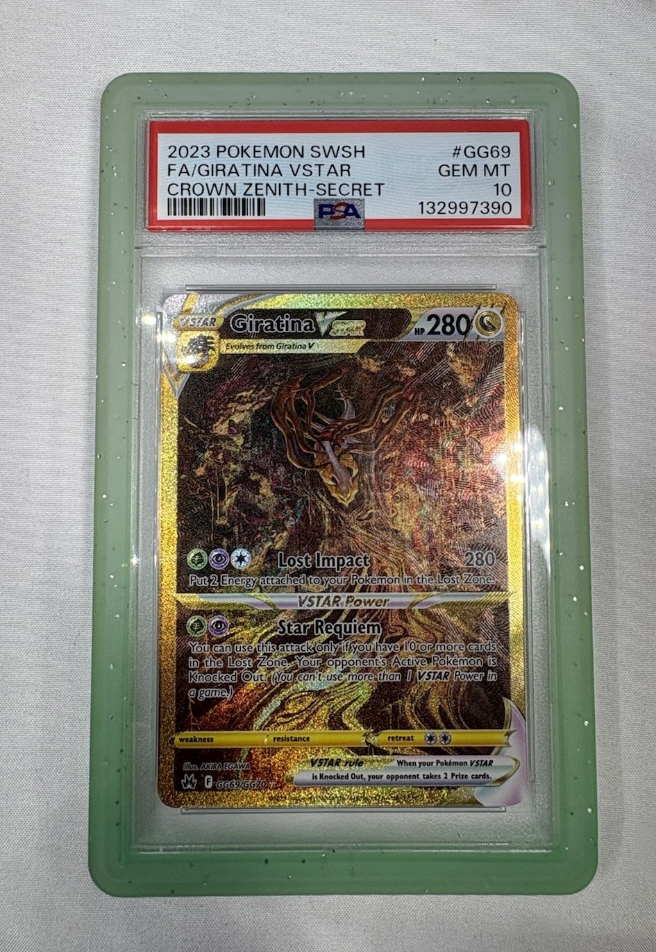 2023 Pokemon Sword and Shield Crown Zenith Full Art/Giratina Vstar Secret GG69