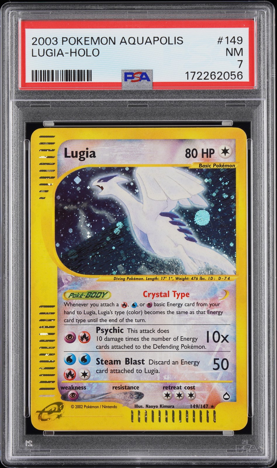 2003 Pokemon Aquapolis Lugia-Holo 149