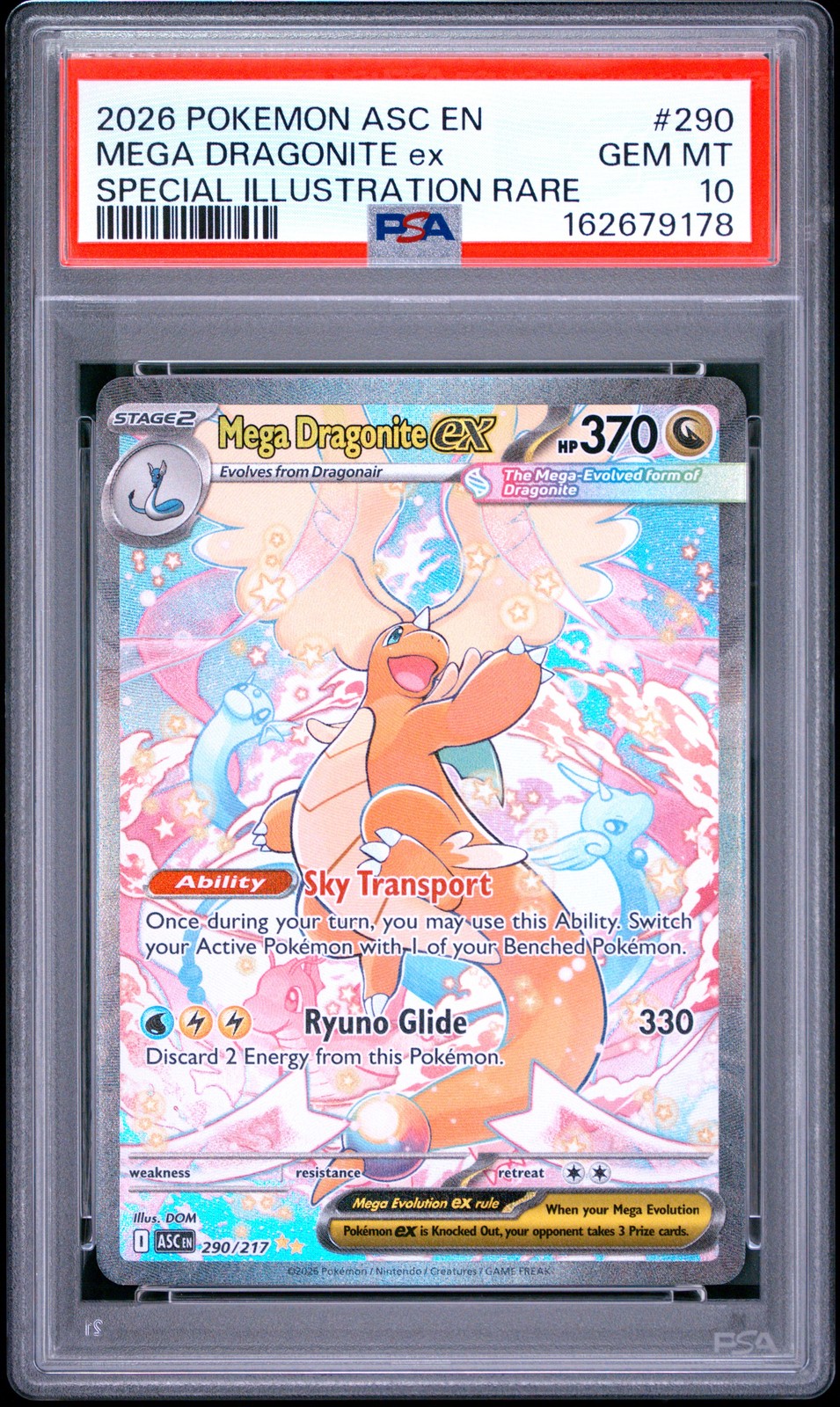 2026 Pokemon Asc EN-Ascended Heroes Mega Dragonite EX Special Illustration Rare 290