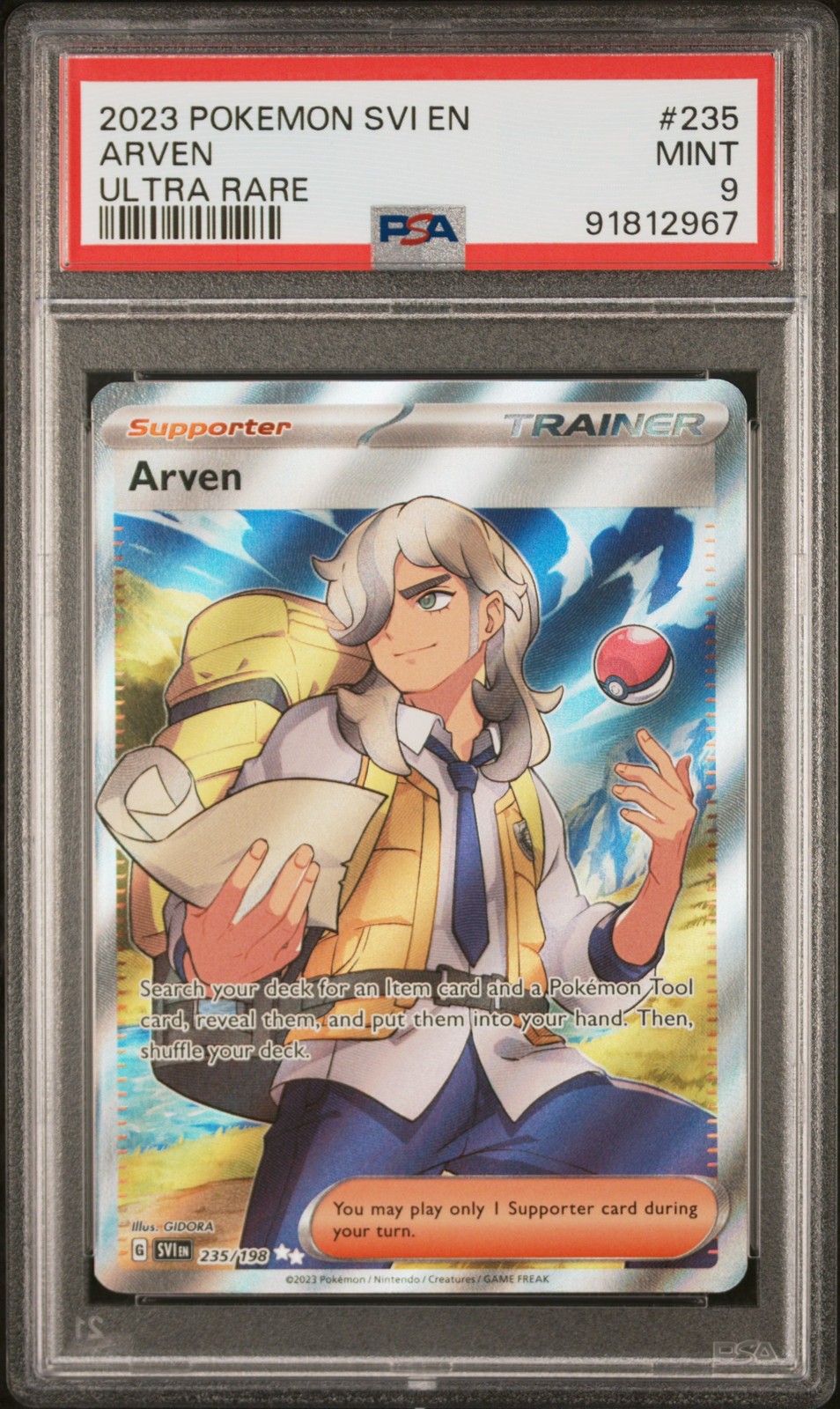 2023 Pokemon Svi EN-Scarlet & Violet Arven Ultra Rare 235