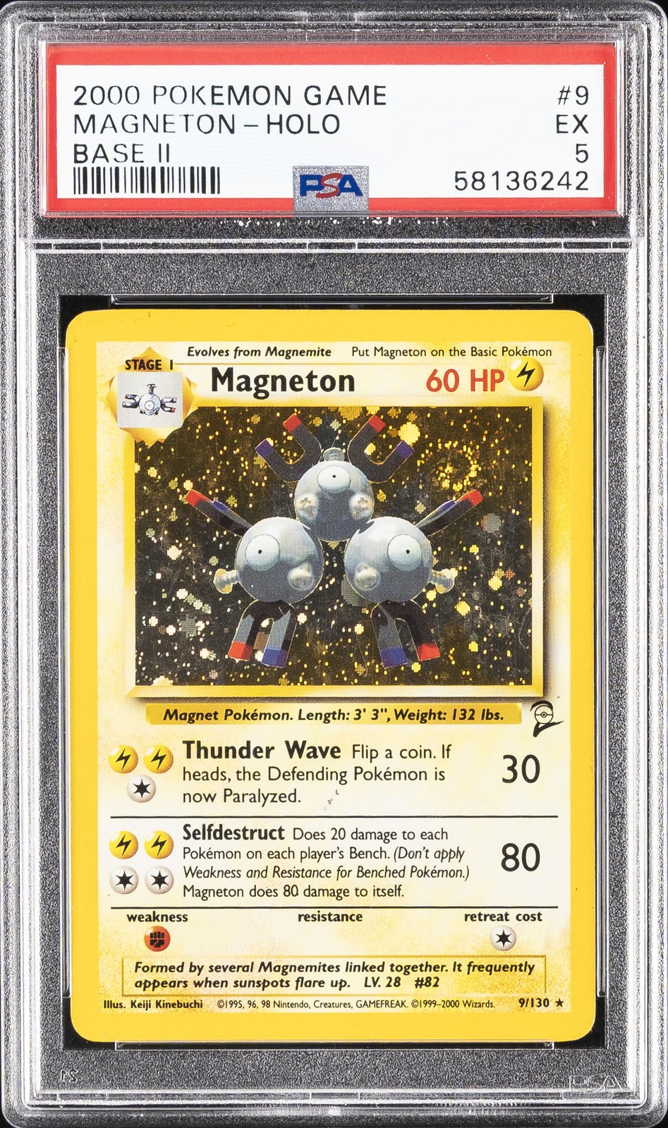 2000 Pokemon Game II Magneton-Holo 9