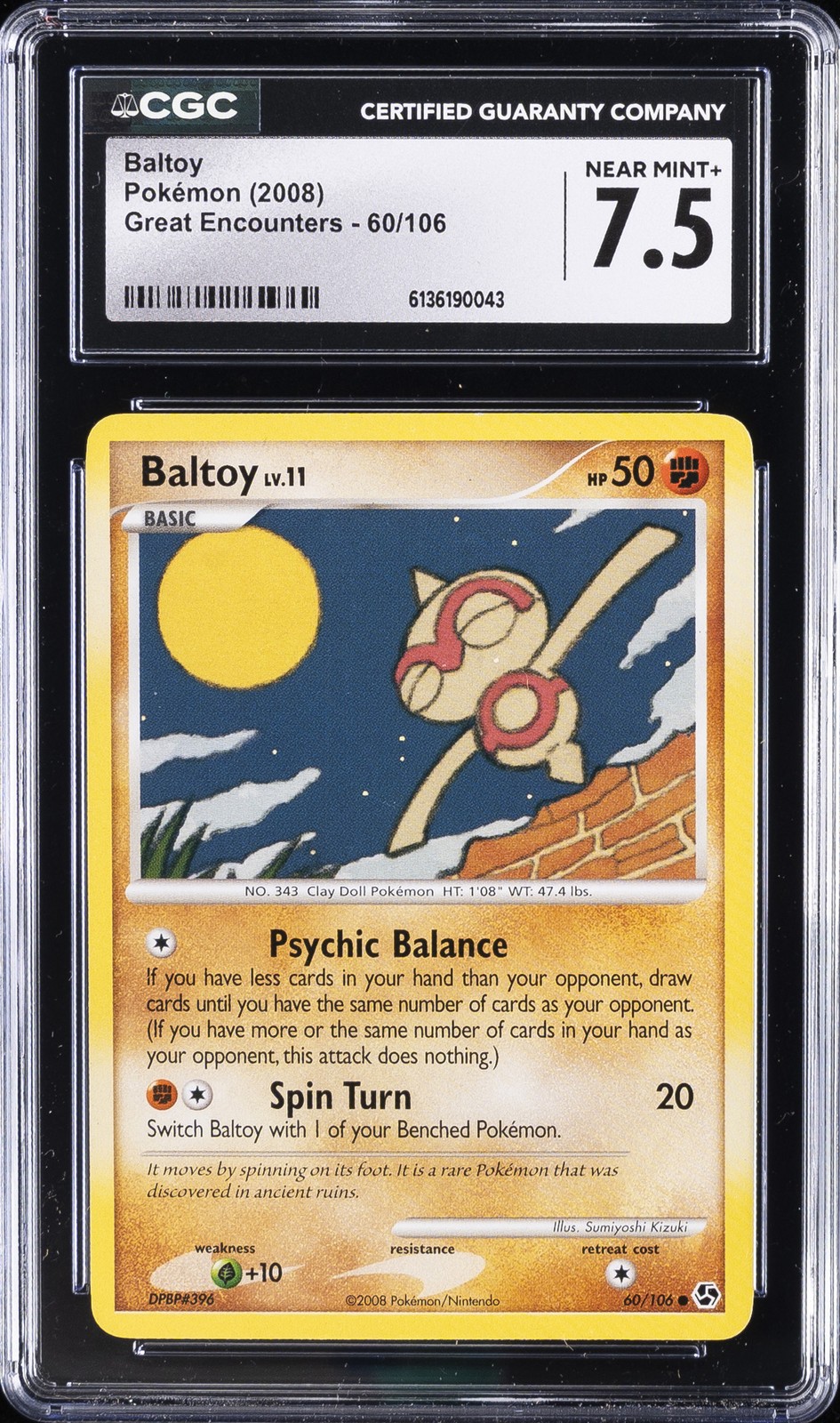 2008 Great Encounters - English Baltoy Common 60/106