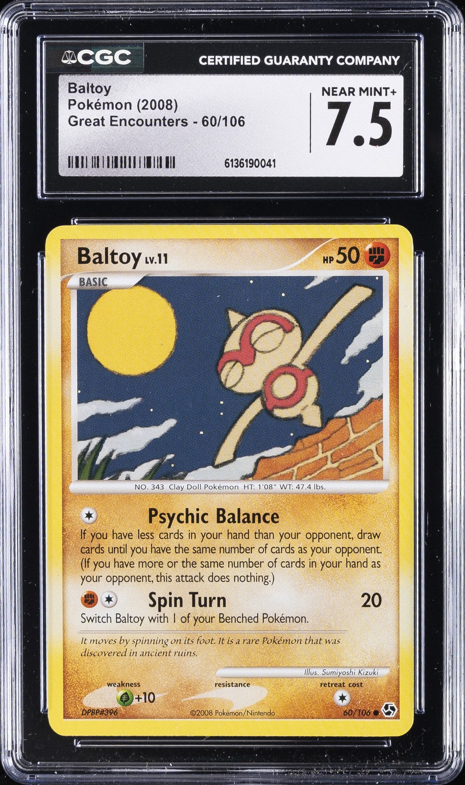 2008 Great Encounters - English Baltoy Common 60/106
