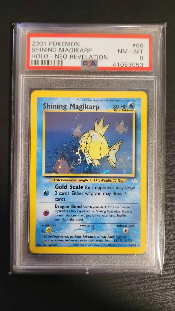 2001 Pokemon Neo Revelation Shining Magikarp-Holo 66