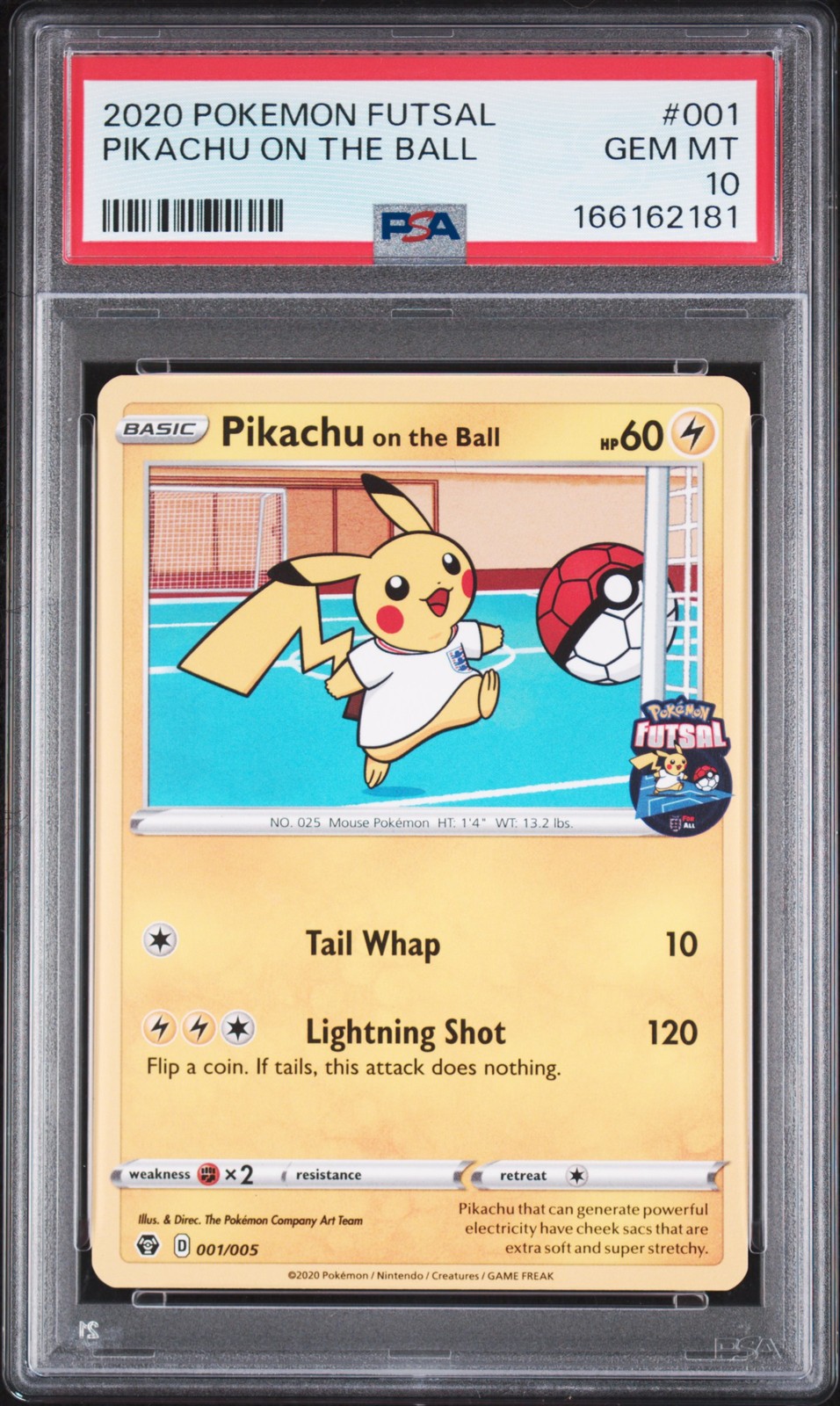 2020 Pokemon Futsal Pikachu on the Ball 001