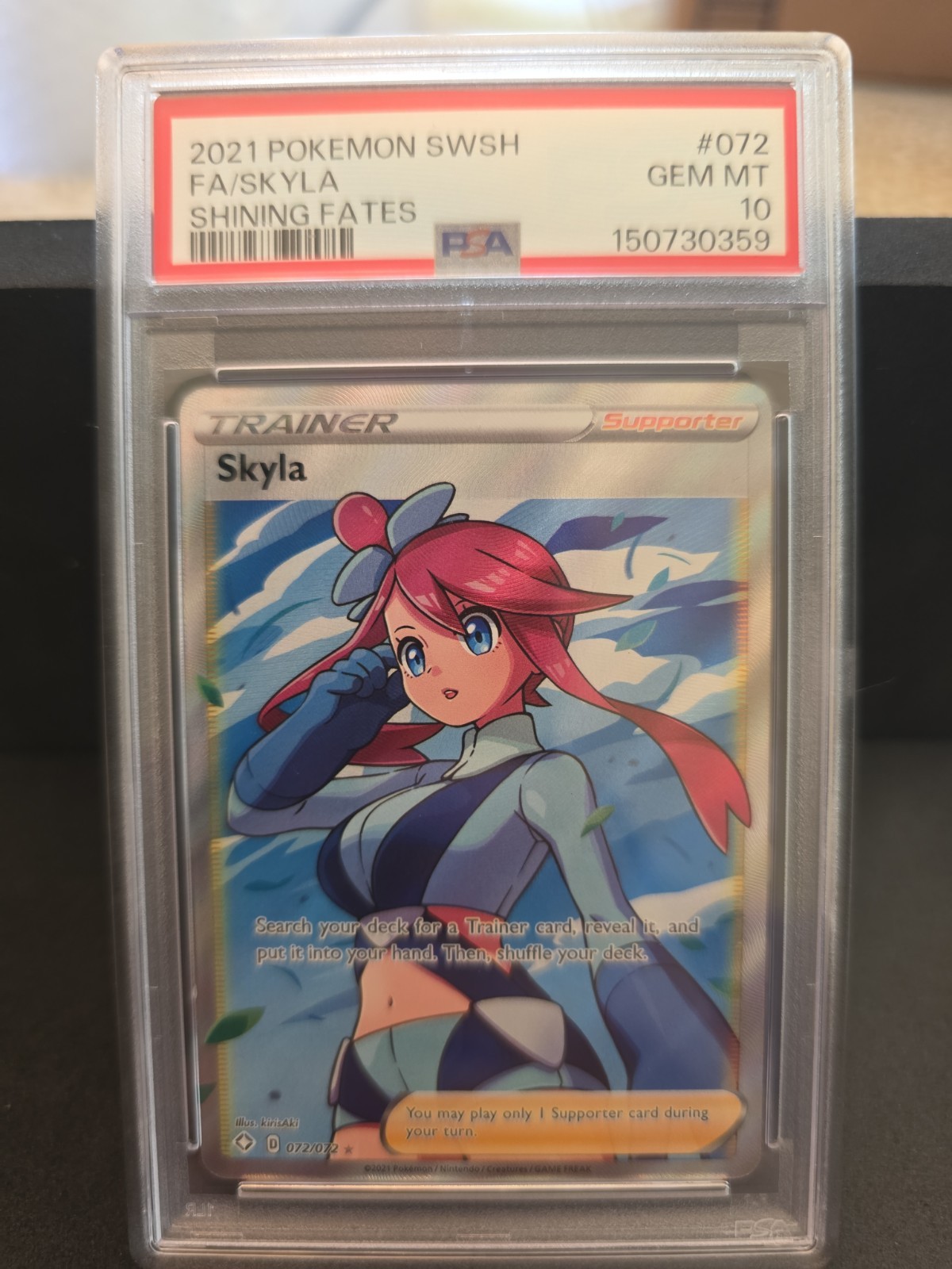 2021 Pokemon Sword & Shield Shining Fates Full Art/Skyla 072