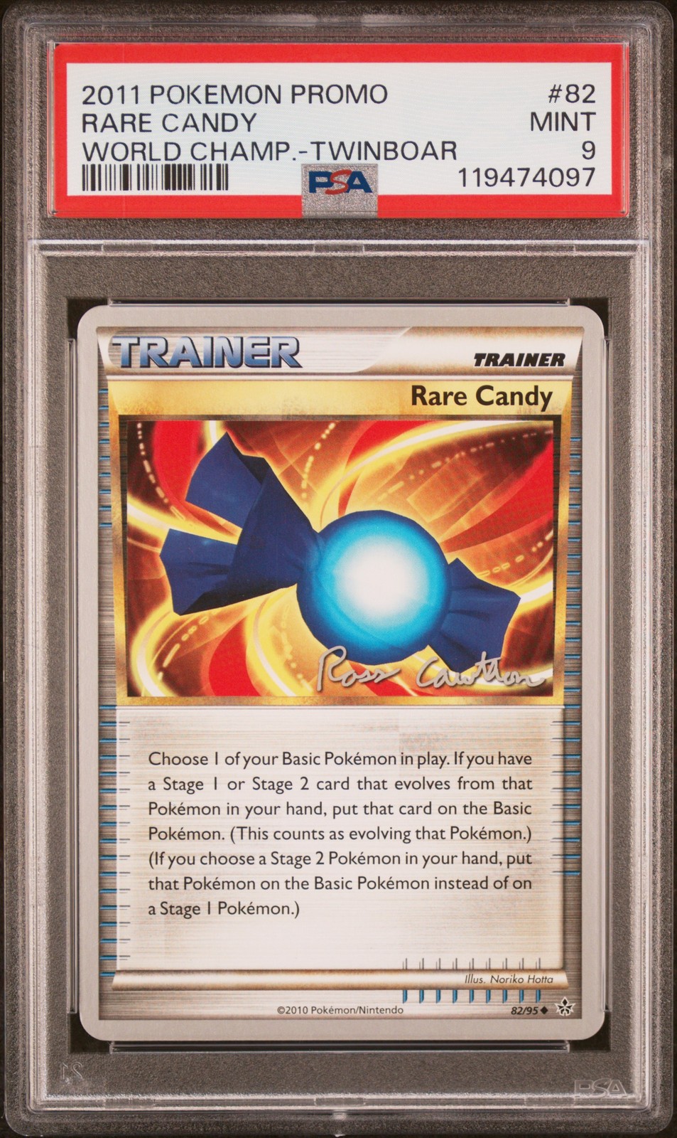 2011 Pokemon World Championships Promo Rare Candy Twinboar 82