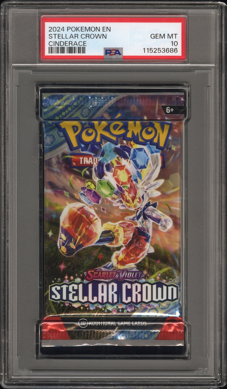 2024 Pokemon Int'l Scarlet & Violet Stellar Crown Pack Foil Cinderace