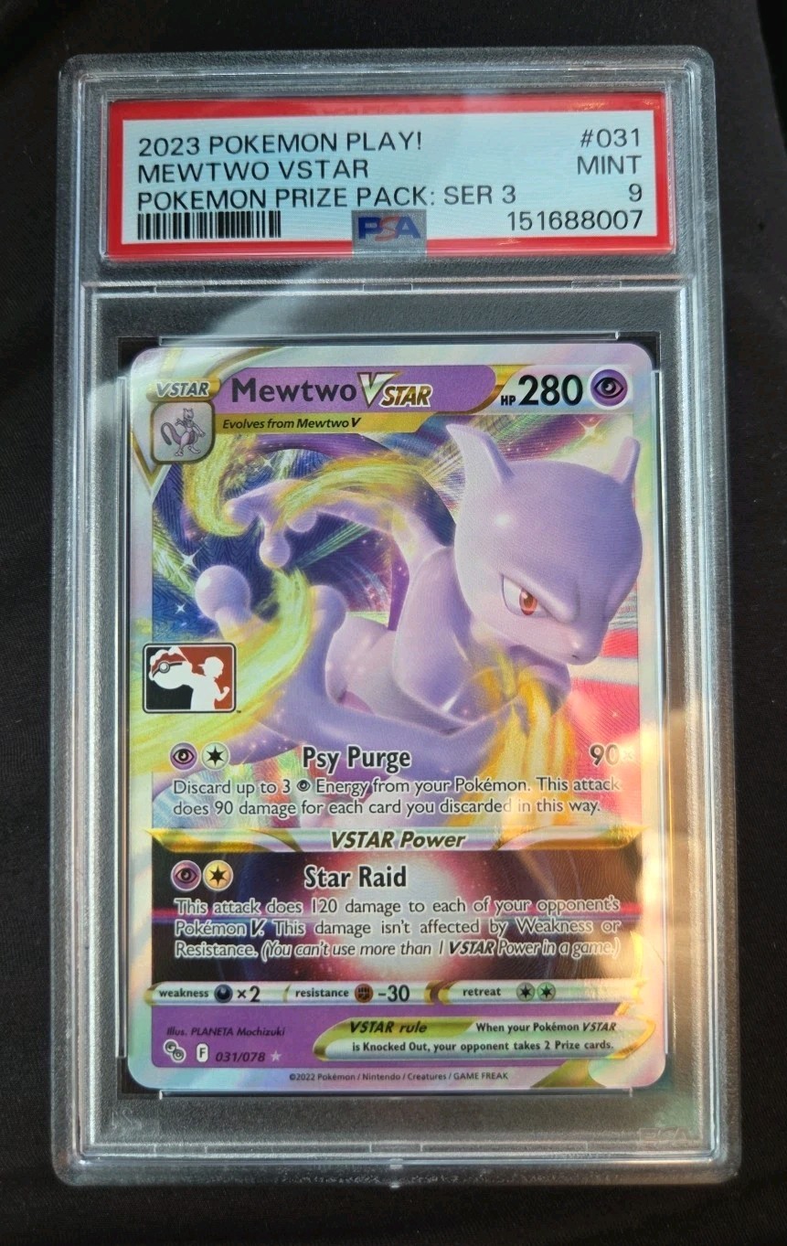2023 Pokemon Play! Pokemon Prize Pack: Series 3 Mewtwo Vstar 031
