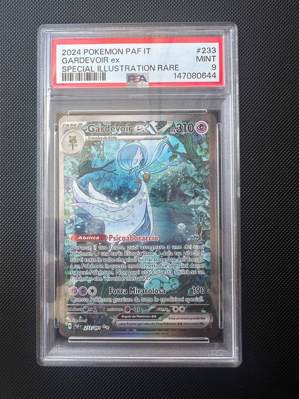 2024 Pokemon Italian Paf It-Paldean Fates Gardevoir EX Special Illustration Rare 233