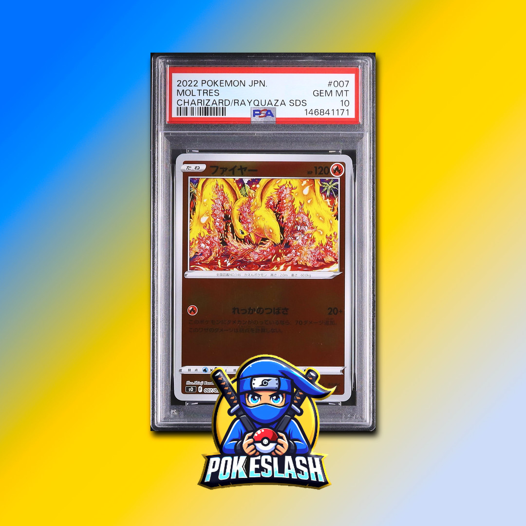 2022 Pokemon Japanese Charizard Vstar VS Rayquaza Vmax Special Deck Set Moltres 007