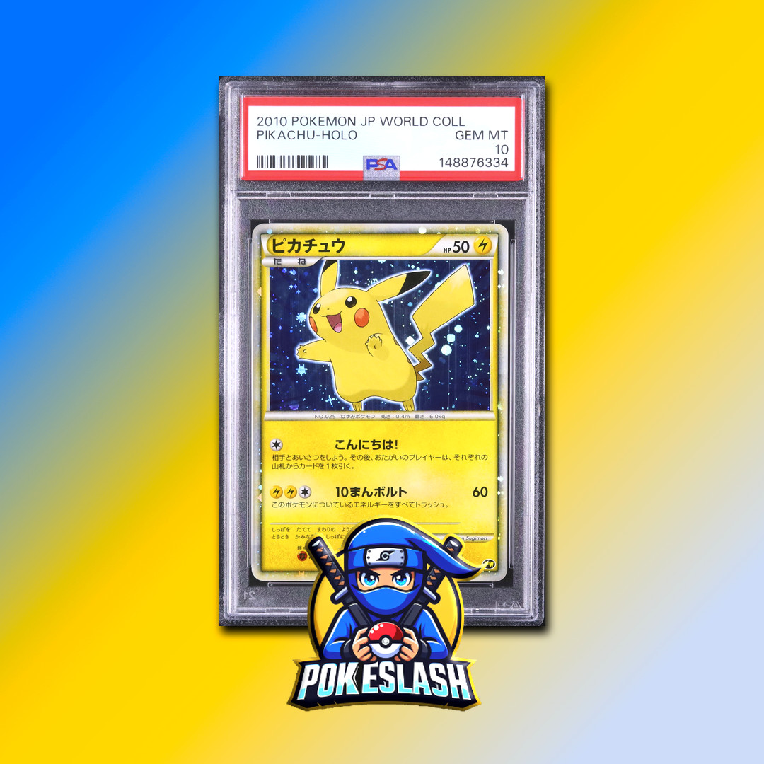 2010 Pokemon Japanese World Collection Pikachu-Holo