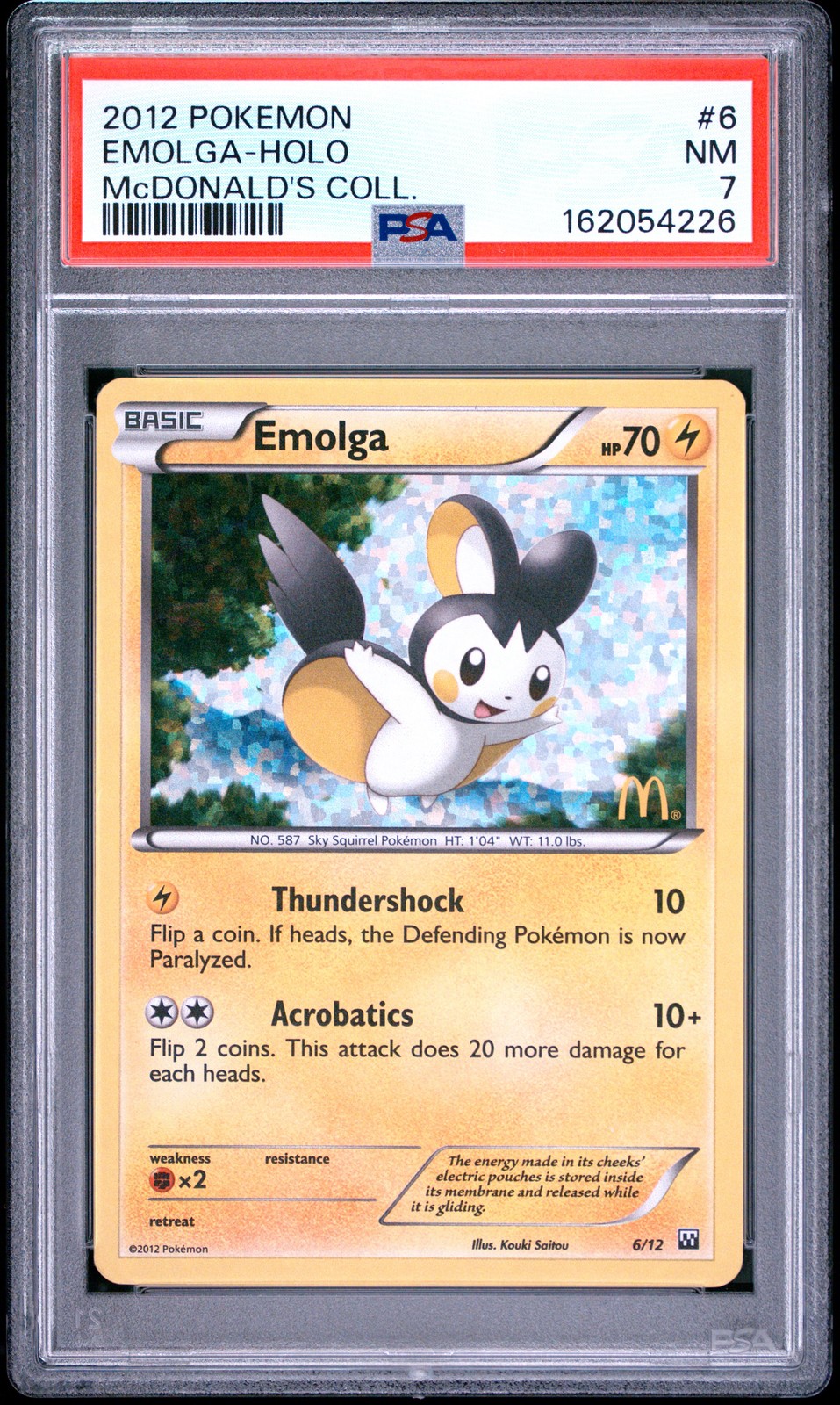 2012 Pokemon McDonald's Collection Emolga-Holo 6