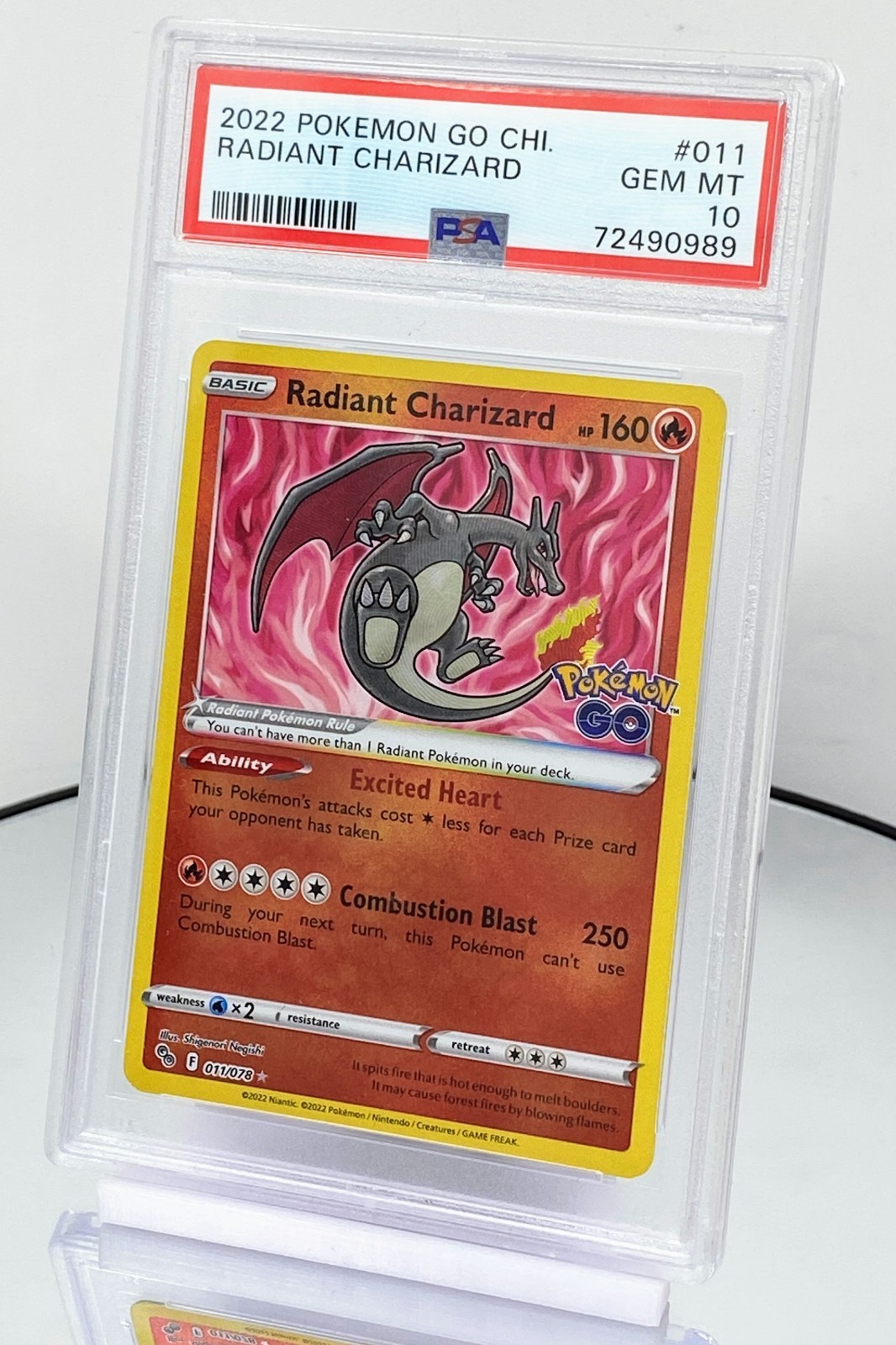 2022 Pokemon Go Chinese Radiant Charizard 011
