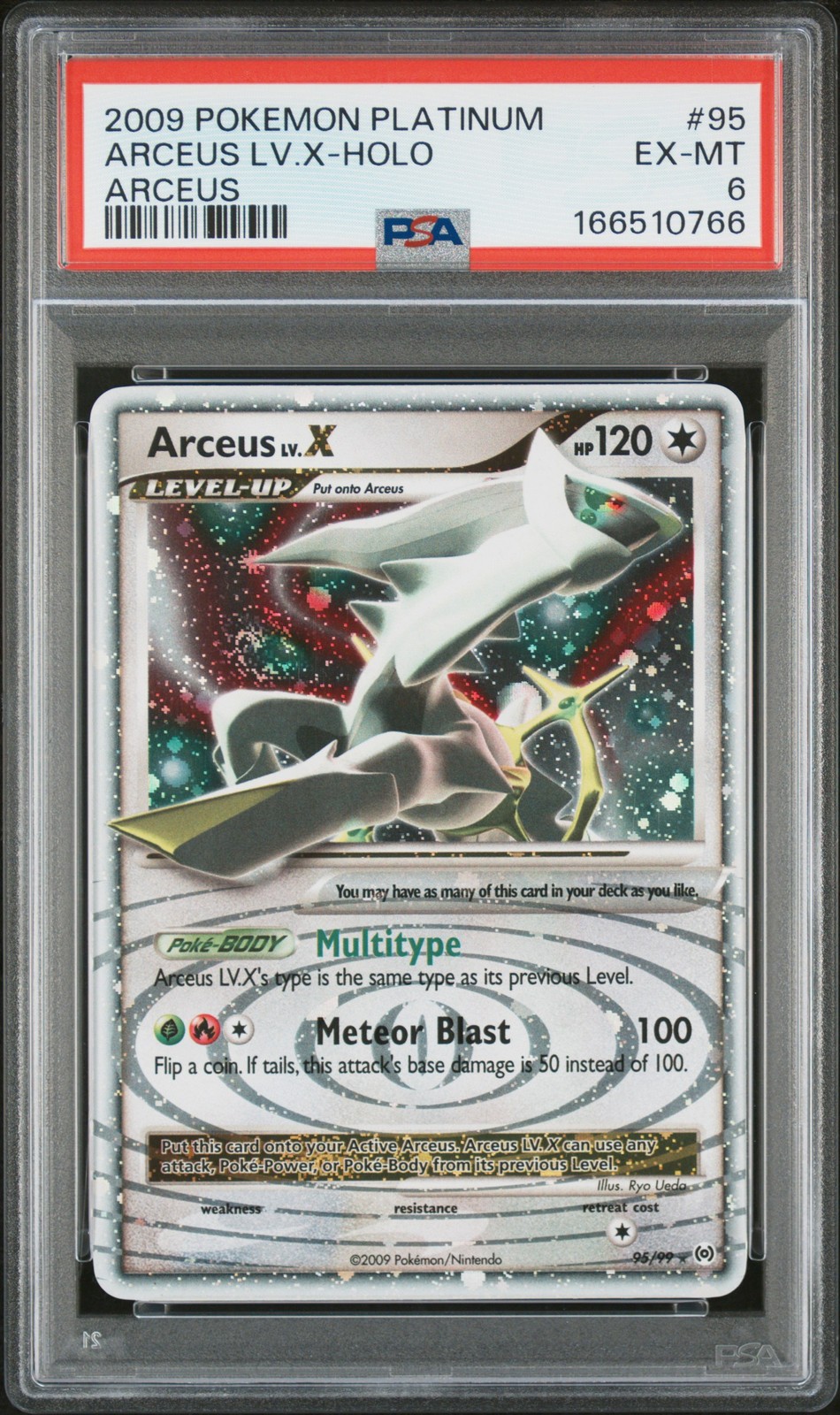 2009 Pokemon Platinum Arceus Arceus LV.X-Holo 95