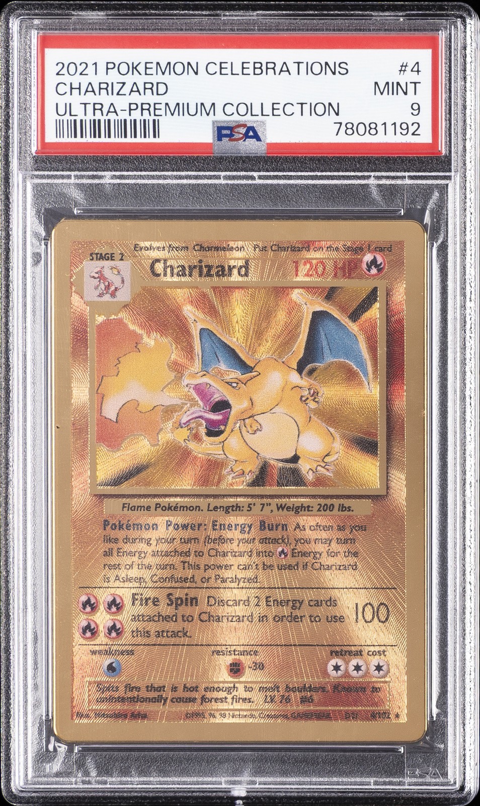2021 Pokemon Celebrations Ultra-Premium Collection Charizard 4