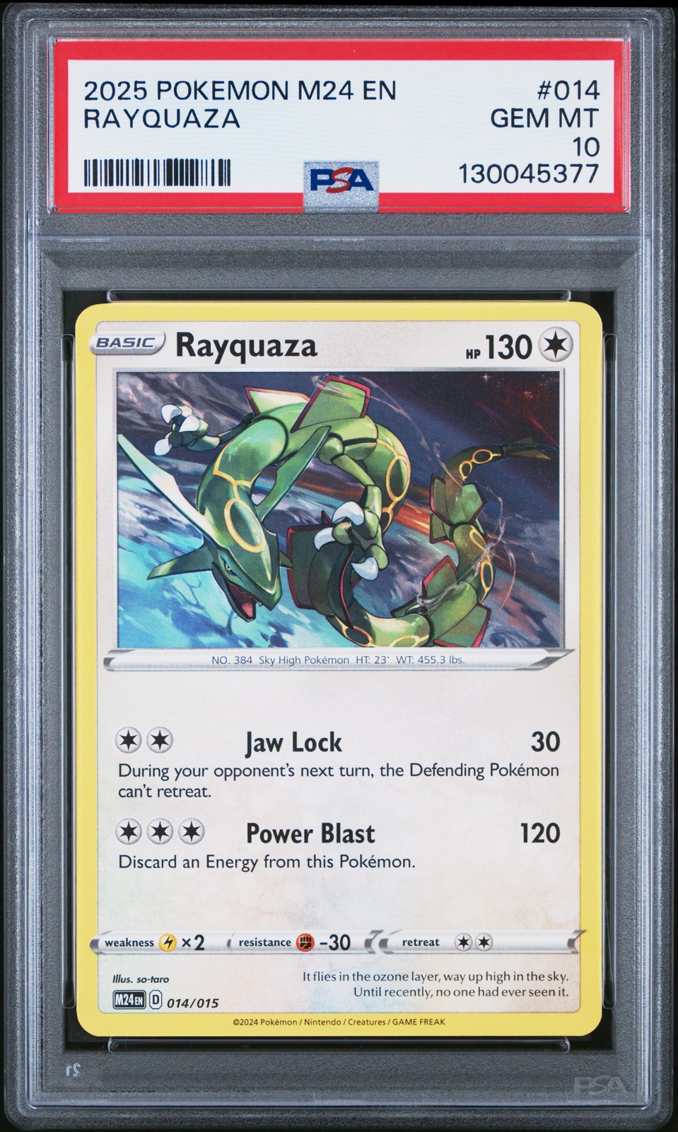 2025 Pokemon M24 EN-Mcdonald's Collection Rayquaza 014