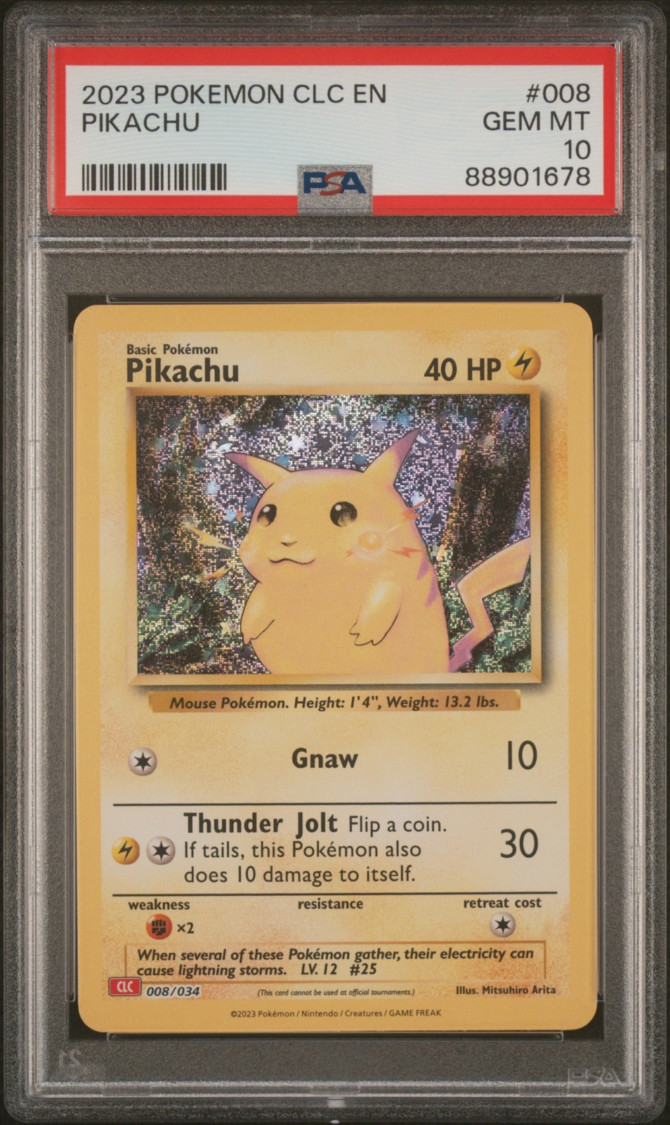 2023 Pokemon Clc-Trading Card Game Classic Charizard & HO-Oh EX Deck Pikachu 008