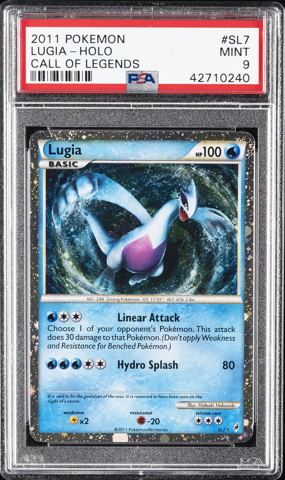 2011 Pokemon Call of Legends Lugia-Holo SL7