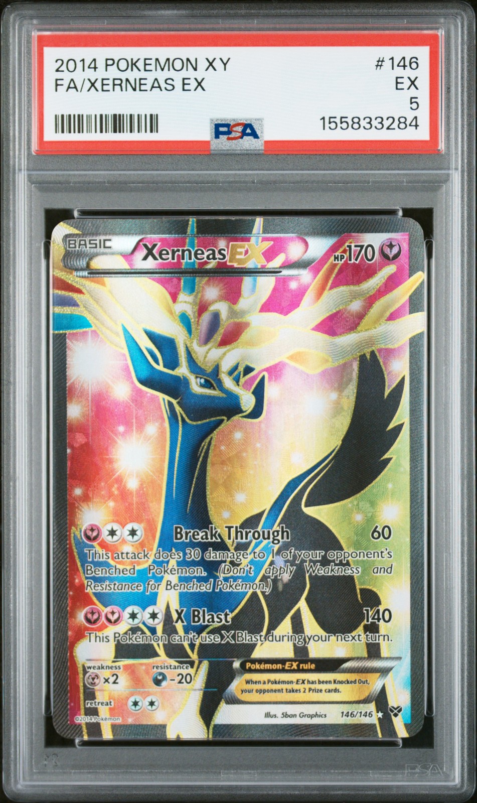 2014 Pokemon XY Full Art/Xerneas EX 146