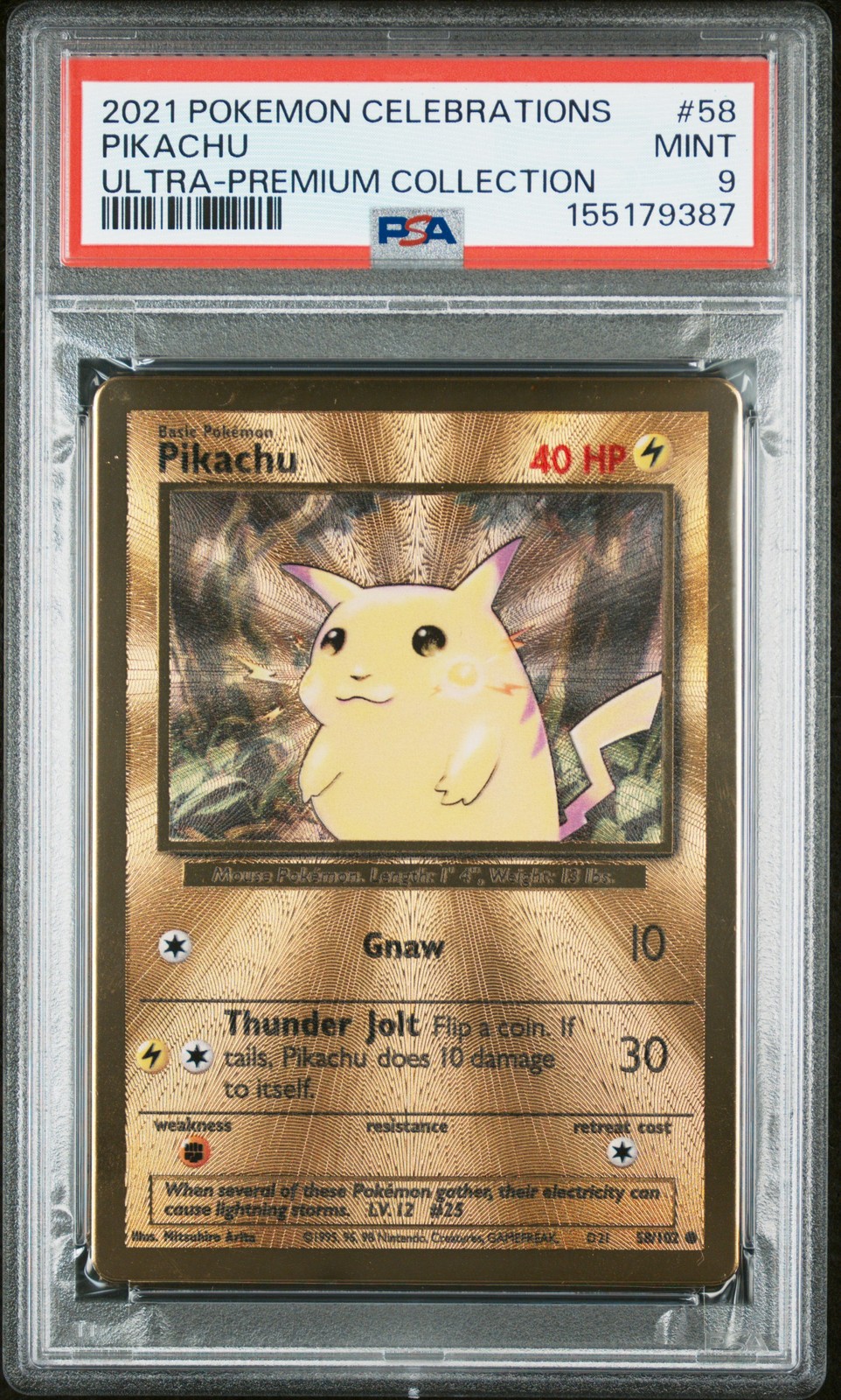 2021 Pokemon Celebrations Ultra-Premium Collection Pikachu 58