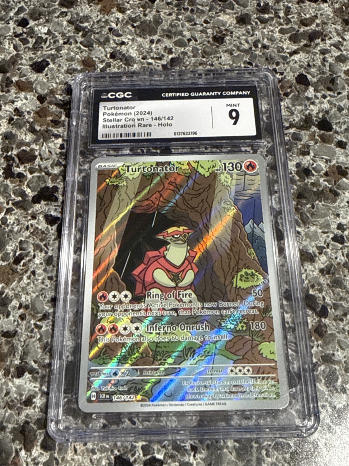 2024 Stellar Crown - SCR EN - English Turtonator Illustration Rare Holo 146/142