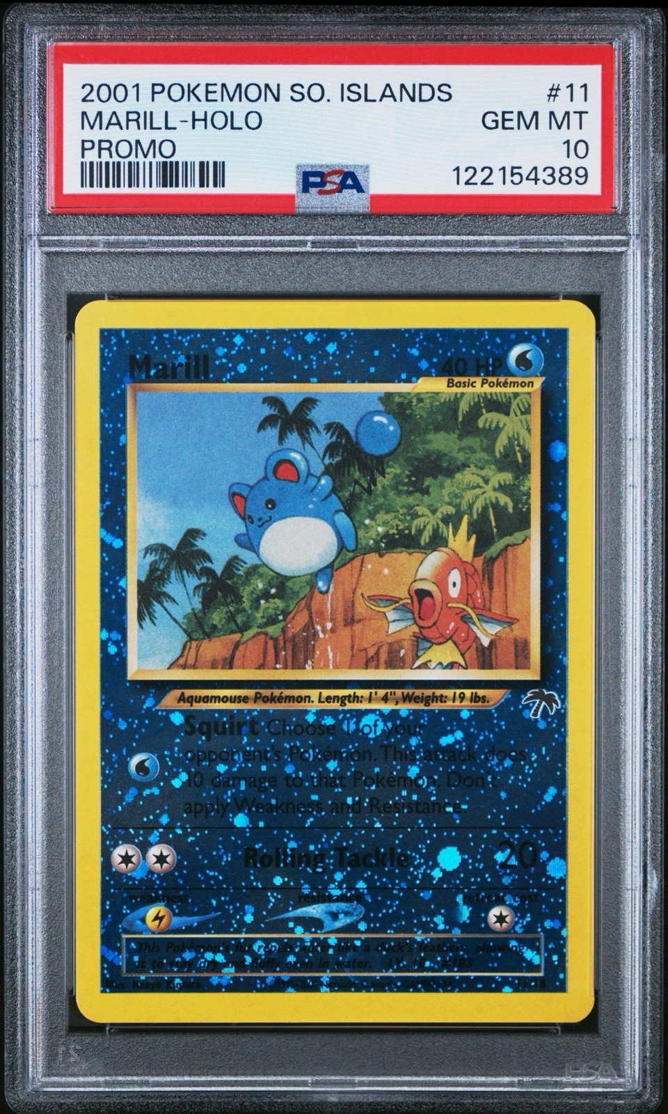 2001 Pokemon Southern Islands Promo Marill-Holo 11