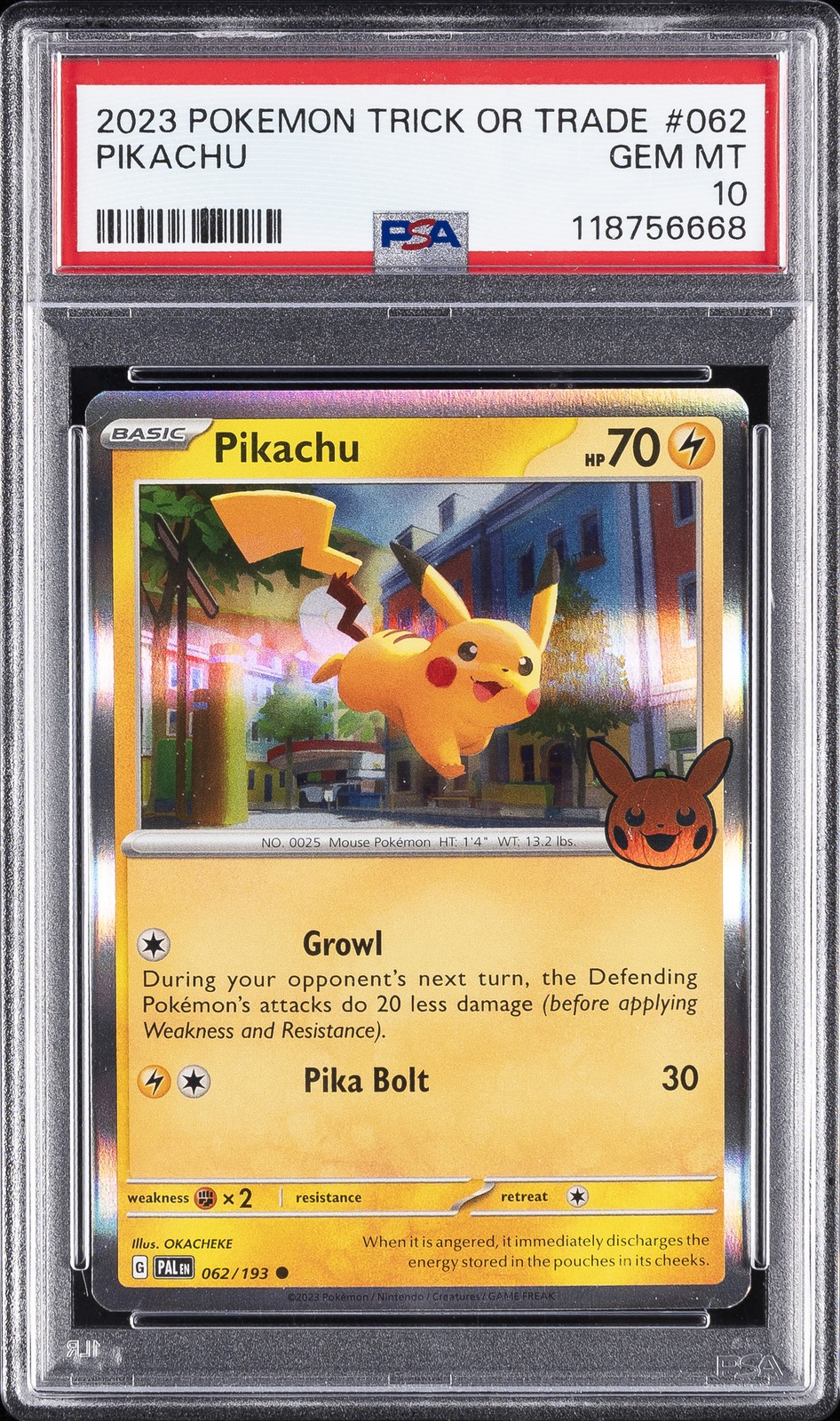 2023 Pokemon Trick or Trade Pikachu 062