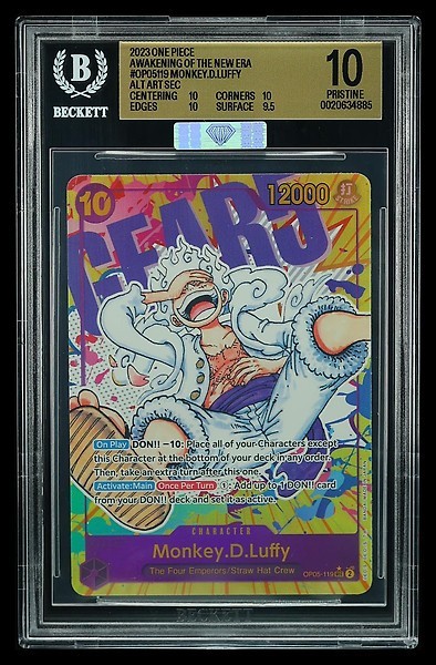 2023 One Piece Card Game Awakening of the New Era Monkey.D.Luffy ALT ART SEC OP05119