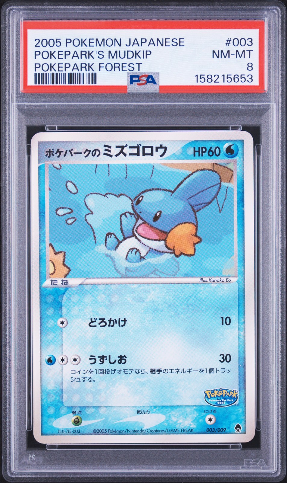 2005 Pokemon Japanese Pokepark Forest Pokepark's Mudkip 003