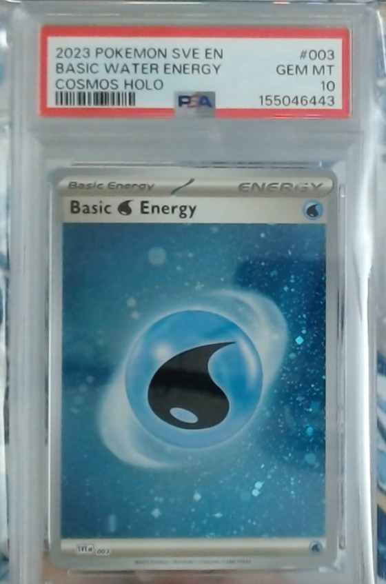 2023 Pokemon Sve EN-Basic Energies Basic Water Energy Cosmos Holo 003