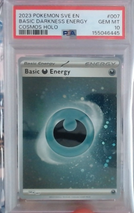 2023 Pokemon Sve EN-Basic Energies Basic Darkness Energy Cosmos Holo 007