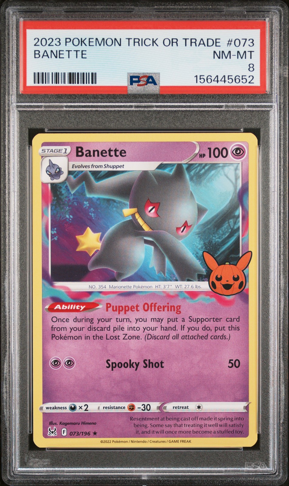 2023 Pokemon Trick or Trade Banette 073