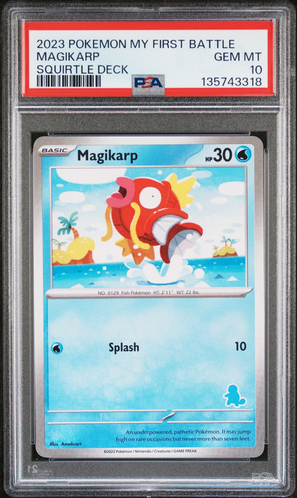 2023 Pokemon My First Battle-Squirtle Deck Magikarp